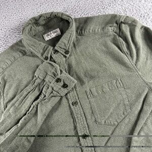 Line of Trade Green Casual Button Down Shirt for Men